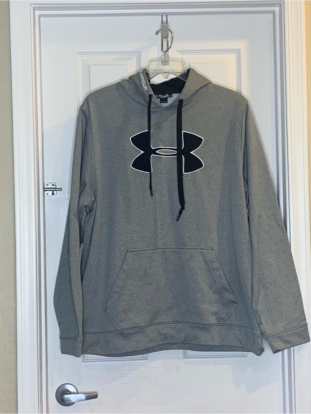 Under Armour Hooded Sweatshirt Gray Size XXL